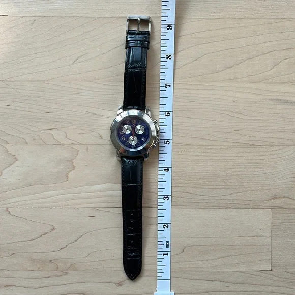 Lucien Piccard Men's Chronograph Swiss Quartz Watch - Picture 9 of 10